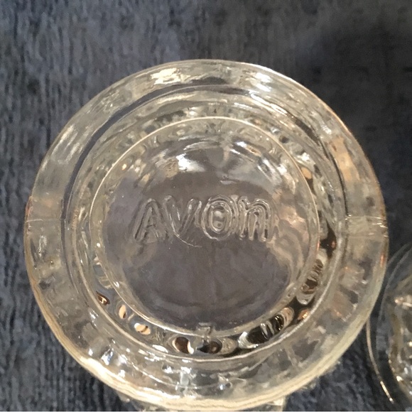 💥3/$20 AVON CRYSTAL FACETS Cut Glass Jar with Lid - Picture 5 of 7